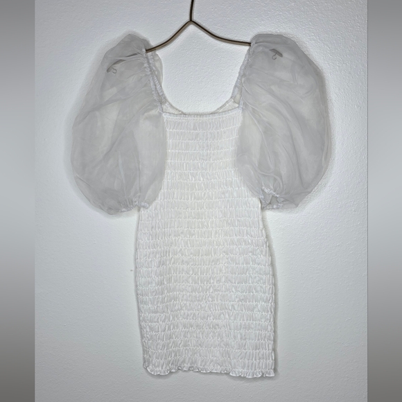 ​For Love & Lemons Marjori Mini Dress - White Size SM S19 Vault Bridal- Graduate - Picture 7 of 7